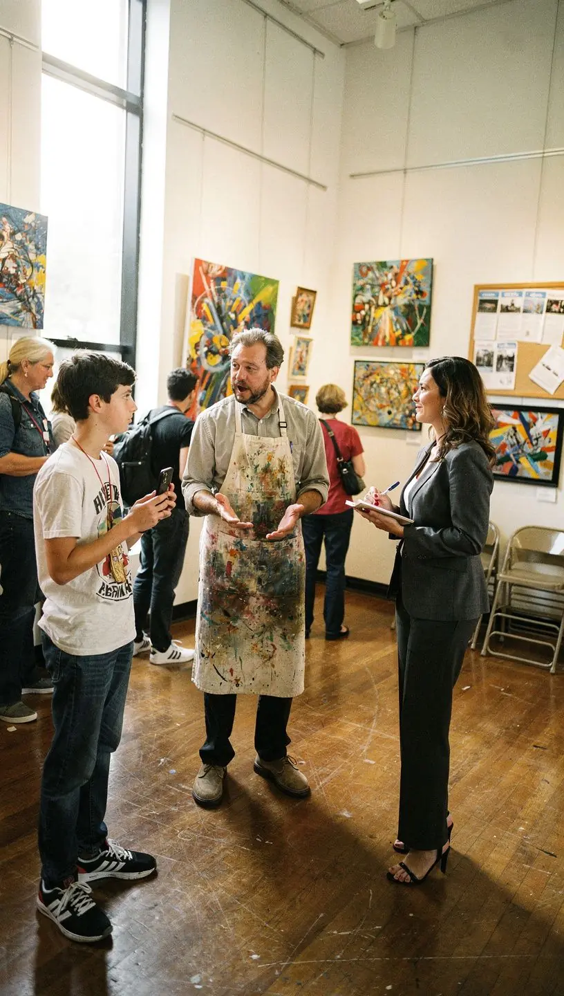 Local music salons fostering community engagement and creativity.