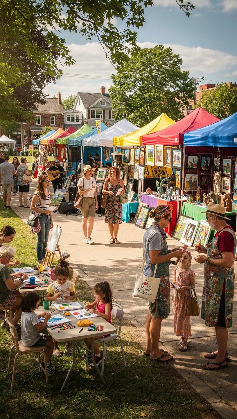 Social media promoting local plymdale.org events and activities.